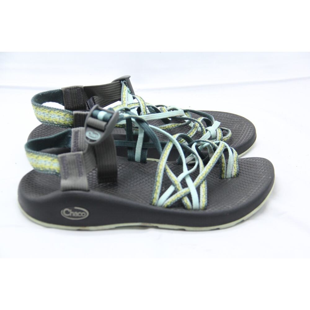Chaco ZX/3 Classic Sandals Women's Size 8 Green Toe Loop Vibram Hiking Water